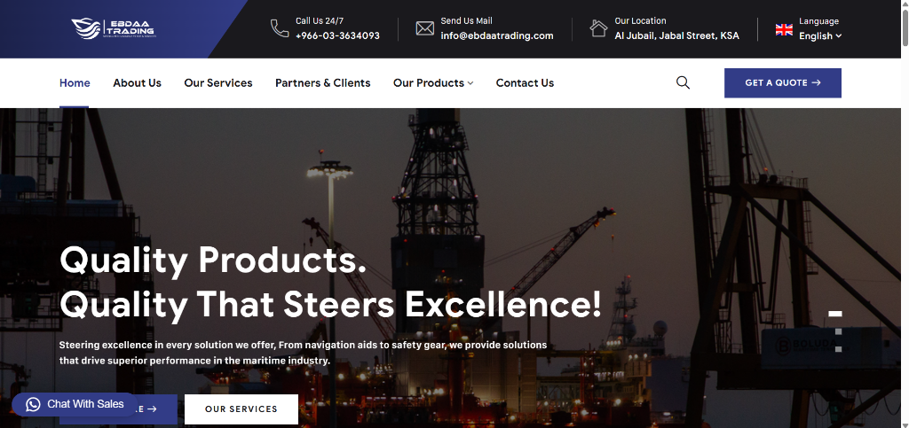 Ebdaa Trading Web Portal