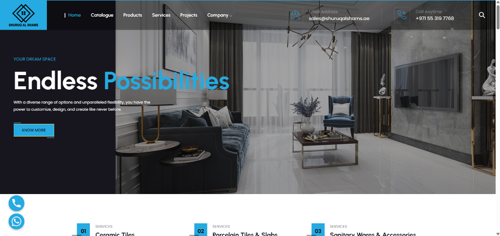 Shuruq Al Shams Web Portal