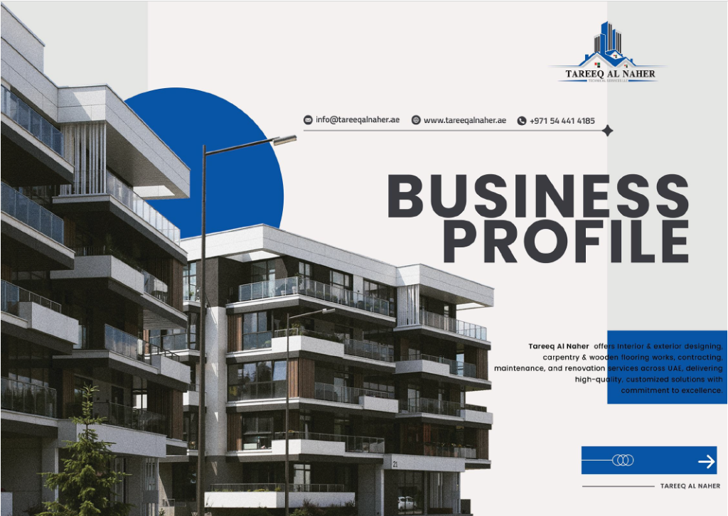 Tareeq Al Naher Business Profile - Branding & Marketing by Tradux Technologies